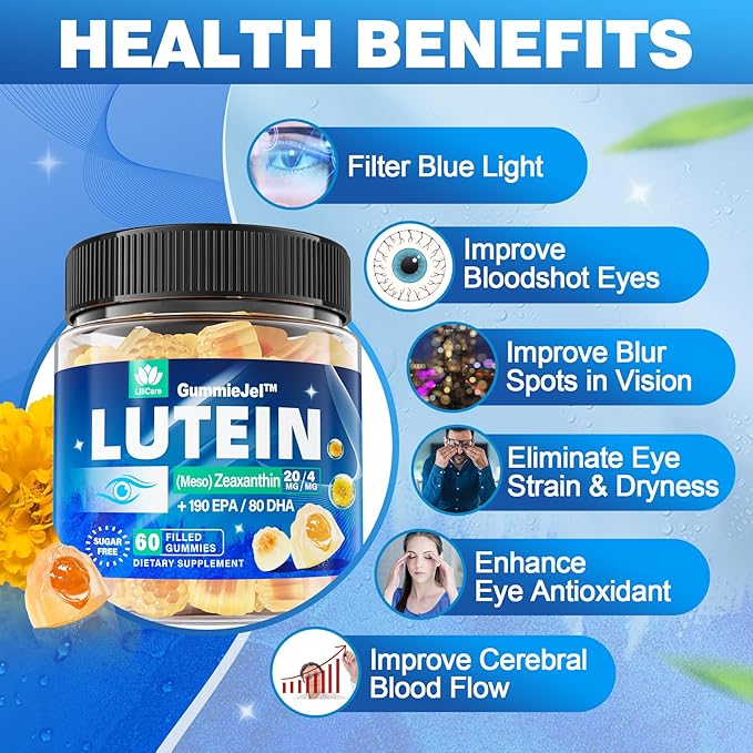 Eye Vitamins Filled Gummies + Womens Multivitamin Gummies