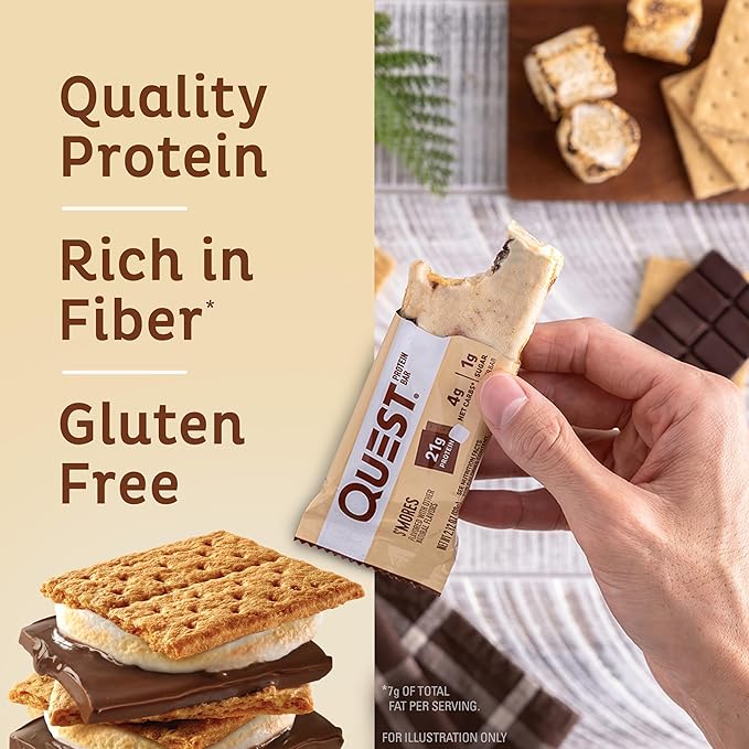 Quest Nutrition Protein Bars (12 Count) &amp Frosted Cookies Twin Pack (16 Cookies)