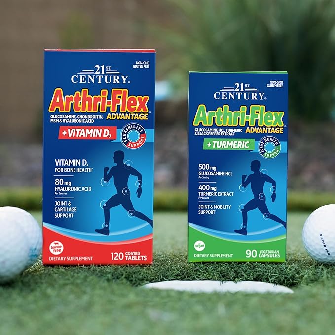 21st Century Arthri-Flex Advantage Plus Turmeric Vegetarian Capsules 90 Count