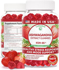 Lunakai USA Made KSM-66 Ashwagandha Gummies for Women &amp Men – Daily Vegan Supplement for Stress Mood &amp Sleep Support 60ct