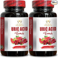 URIC Acid - Tart Cherry Capsules Celery Seed Uric Acid Support Supplement Uric Acid Advanced Formula Powerful Antioxidant Pills - 2 Bottles 120 Capsules