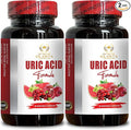 URIC Acid Complex - Support Kidney Herbal Supplements Pills with Chanca Piedra Uric Acid Support Formula Support Joint Health Natural Remedy - 2 Bottles 120 Capsules