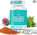 The Plug Liver Cleanse Detox &amp Repair Milk Thistle (Silymarin) Turmeric Dandelion Root &amp Vitamin B– Herbal Capsules for Liver Digestive &amp Immune Support – Non-GMO Gluten-Free Kosher –
