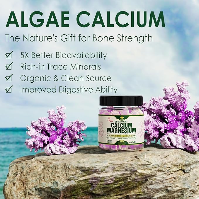 Plant Based Calcium Gummies 600mg + Methylene Blue Gummies for Human