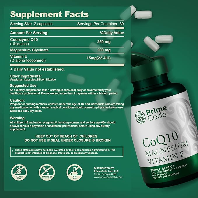 Prime Code Calcium Gummies for Women &amp Men with Magnesium Vitamin B12 Vitamin K2 &amp Vitamin D3 Psyllium Husk Capsules with Magnesium Citrate and Vitamin C CoQ10 250mg with Magnesium
