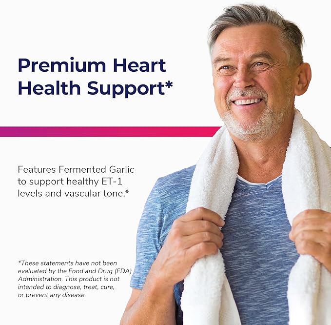 Vaso Calm - Healthy Blood Balance Supplement - Features Fermented Garlic Celery and Grape Seed Extract Hibiscus and Vitamin K2 - Made in the USA 60 Capsules