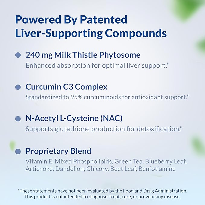 Natural Wellness Clinical Liver Support – Physician-Formulated Milk Thistle &amp Curcumin Blend for Detox Repair &amp Healthy Liver Function – 12 Powerful Ingredients Maximum Absorption