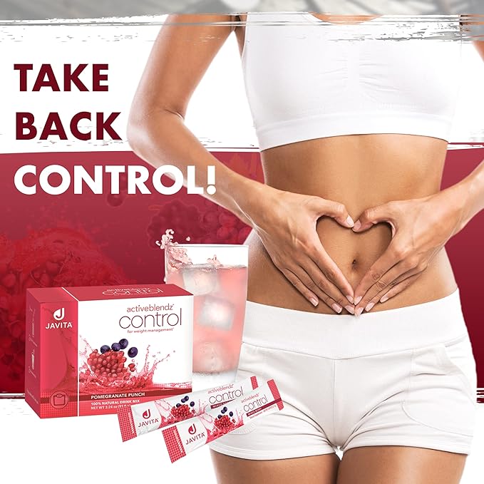 ActiveBlendz Control Instant Fruit &amp Herbal Drink by Javita – Refreshing Botanical Blend – Daily Balance &amp Sugar Craving Support – Easy-Mix Wellness Beverage (2 boxes/ 48 serv)