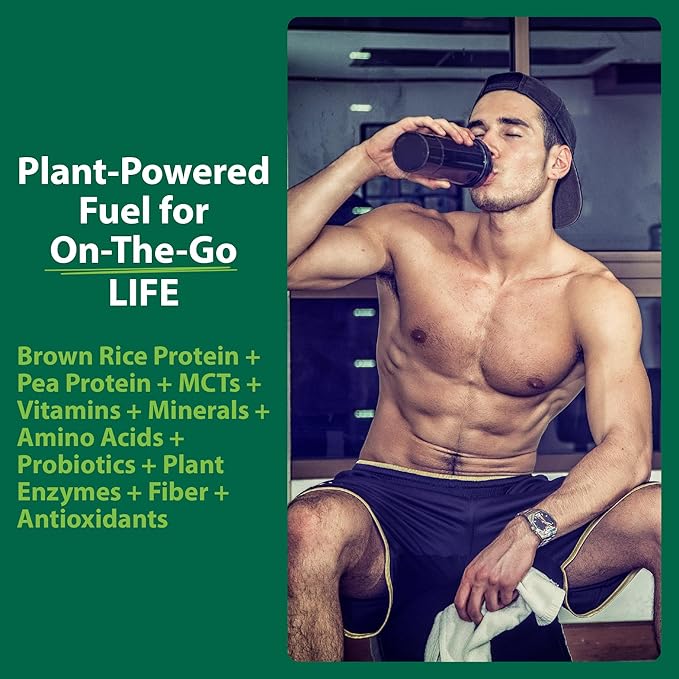 MacroLife Naturals MacroMeal Vegan Protein Powder Superfood Greens Probiotics + Fiber Immune Energy Digestive Daily Essentials for Women &amp Men Gluten-Free - (15 Servings) (15 Servings Vanilla)