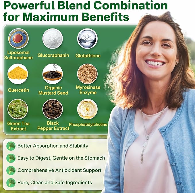 1 Pack Super Vitamin B Complex Gummies &amp Sulforaphane with Glutathione Gummies