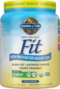 Garden of Life Raw Organic Fit Original Flavor Vegan Protein Powder – 28g Plant Based Powder for Weight Management Raw Protein Probiotics &amp Fiber Non-GMO Gluten-Free Vegan 10 Servings