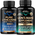 NUTRAHARMONY L-Theanine &amp Lions Mane Capsules