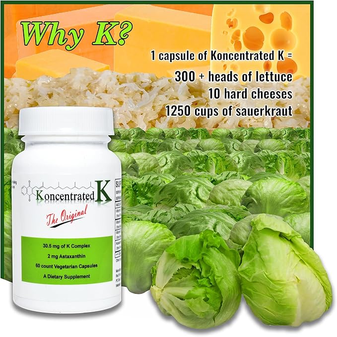 30.5 milligrams of Ks 2 milligrams Astaxanthin
