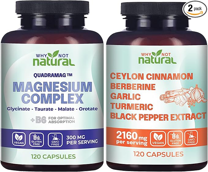 Magnesium Complex Supplement and Ceylon Cinnamon Complex