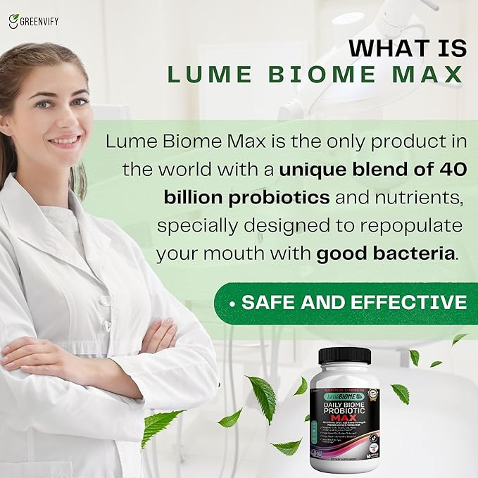 Daily Biome Probiotic Max 40 Billion CFU Maximum Strength 60 Capsules 30-Day Supply (3)