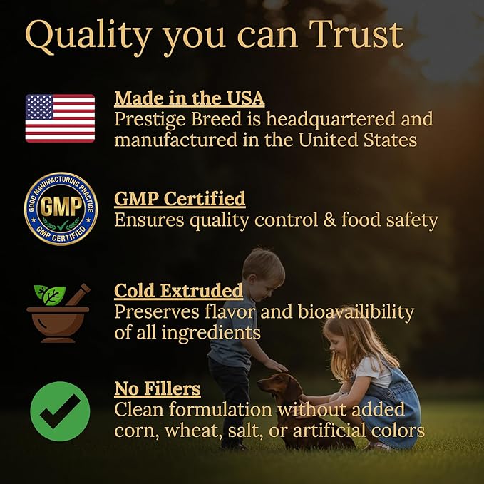 Multivitamins Balanced Nutrition for Dachshund 90 Count Made in The USA with Real Bacon