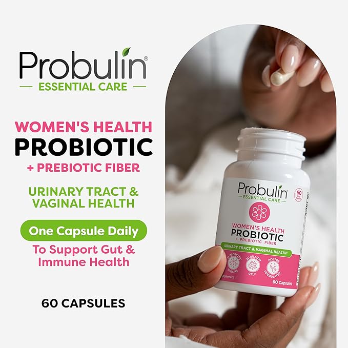 Probulin Women’s Probiotic + Colon Support Bundle – Daily Vaginal Digestive &amp Immune Health – 2-Pack 20 Billion CFU Vegan 60 Count Each