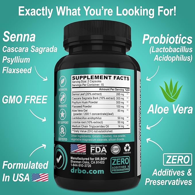 Myo-Inositol &amp D-Chiro Inositol &amp Colon Cleanser Detox - 15 Day Colon Cleanse Detox for Digestion Gut Health - Supplements for Women &amp Support Female Health