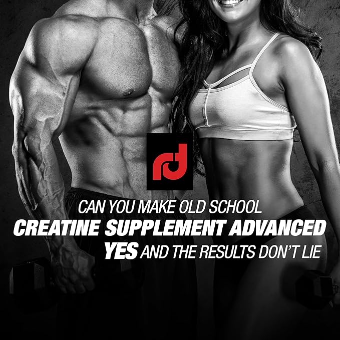 R&ampD Body Micronized Creatine Monohydrate - 100% Pure High Potency Formula for Enhanced Strength Power and Endurance 5g per Serving 250g