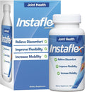 Instaflex Joint Support Supplement for Men and Women - Glucosamine MSM White Willow Turmeric Ginger Cayenne Hyaluronic Acid - 90 Capsules
