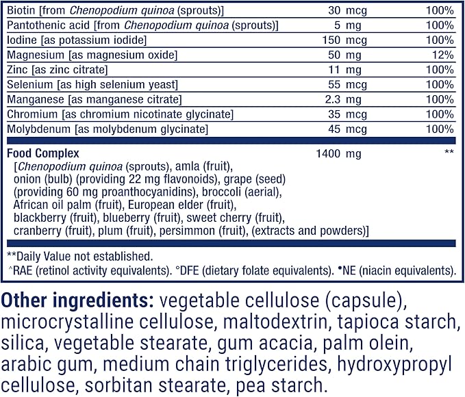 Life Extension Whole Food Multivitamin Plant-derived Vitamin D3 A B C &amp E Plus Minerals Plant extracts Stay Healthy from Head to Toe Gluten-Free Non-GMO Vegetarian 90 Capsules