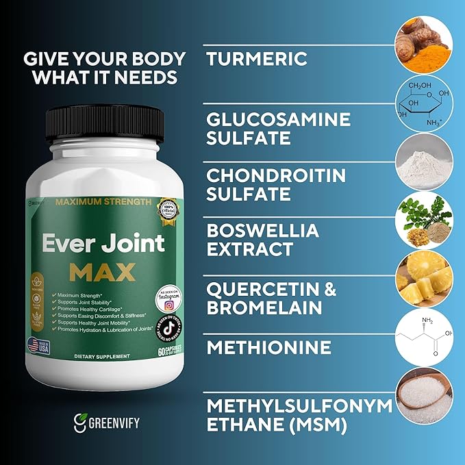 Ever Joint MAX Joint Support Supplement Glucosamine Chondroitin (2)