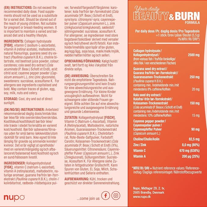Nupo - Slim Boost Collagen Beauty &amp Burn 15 pcs