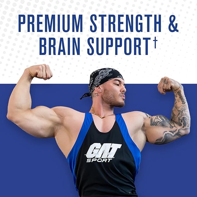 GAT SPORT Pro Creatine Capsules Strengh Wellness Brain Health Enhanced Absorption 5 Grams 150 Veggie Capsules