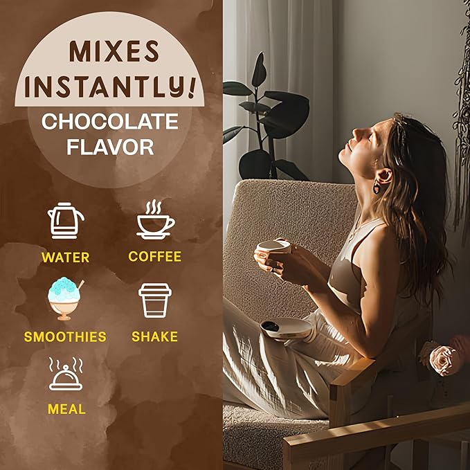 Zammex Bone Broth Protein Powder Chocolate+Vanilla Flavor