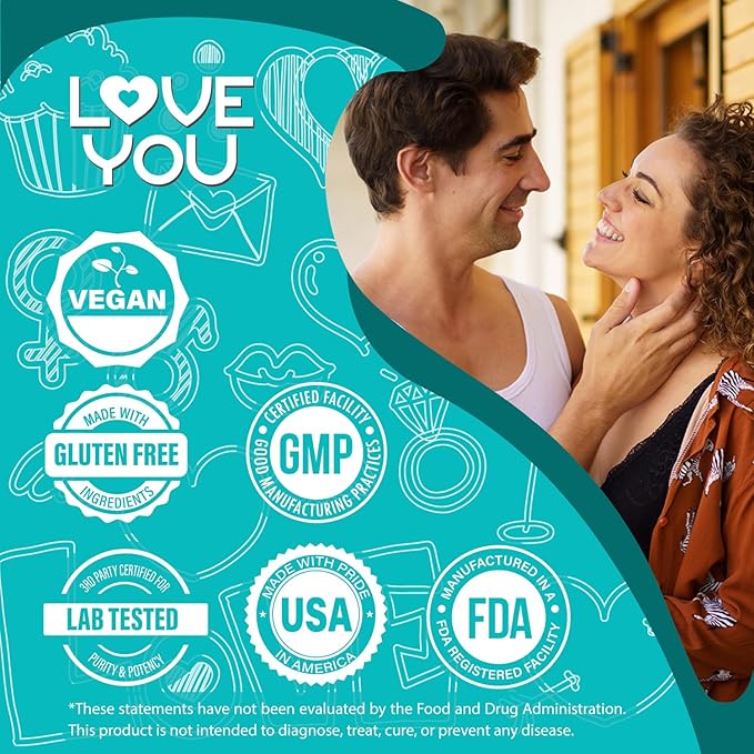Love You Triple Magnesium Complex – 300mg per Serving Premium Magnesium Glycinate Citrate &amp Malate – High Absorption for Muscle Nerve &amp Sleep Support 90 Veggie Capsules