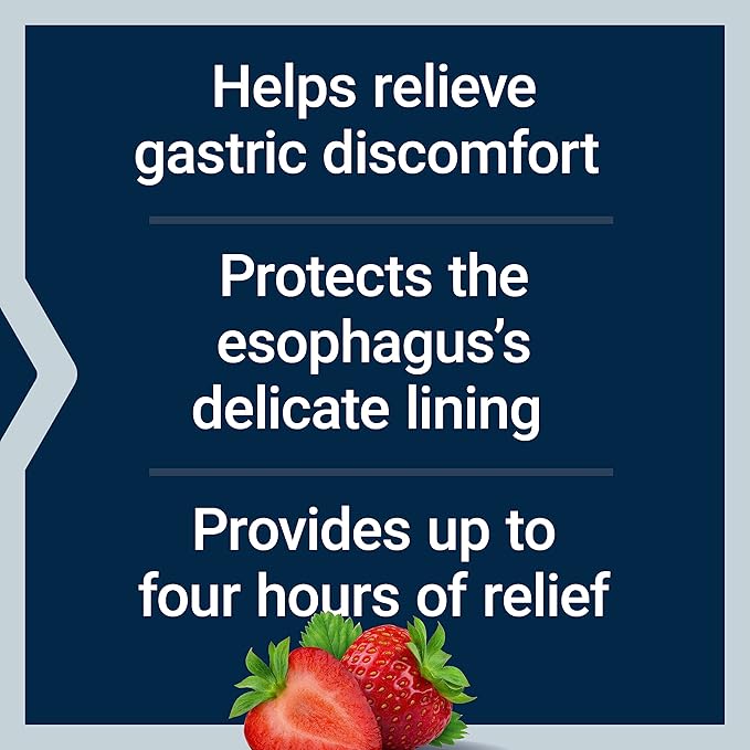 Life Extension Esophageal Guardianalginic AcidPotassium Bicarbonateget Long-Lasting Relief from gastric DistressVegetarianNon-GMOGluten-Free60 Vegetarian chewable Tablets(Pack of 2)
