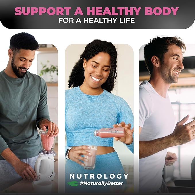 Nutrology TRIPACT Protein Powder - 7-in-1 Meal Replacement Shake with Grass Fed Whey Protein Powder Pea Rice Greens for Muscle Recovery &amp Immunity Superberry Flavor 40 Servings