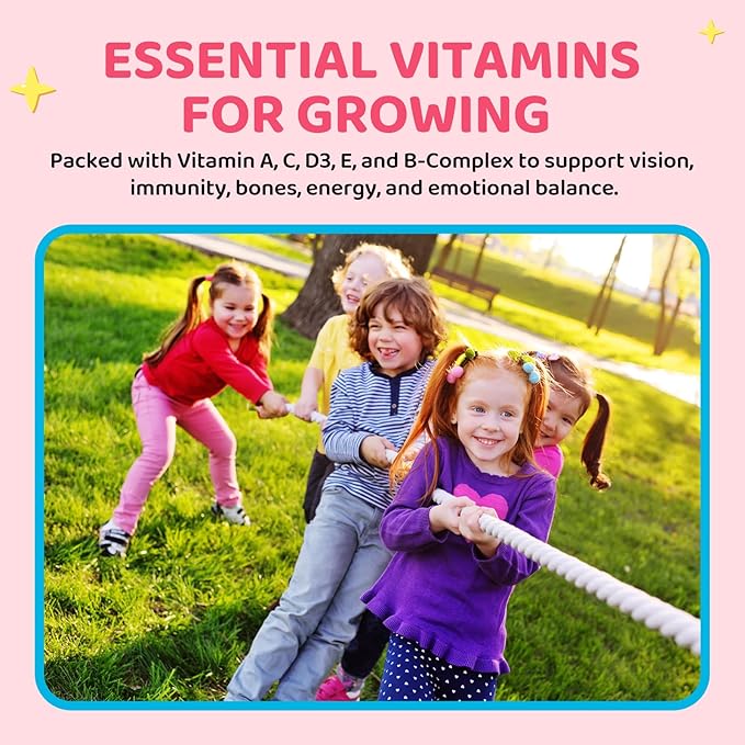 Kids Magnesium Glycinate Supplements - Magnesium Liquid Drops &amp Gummies for Kids