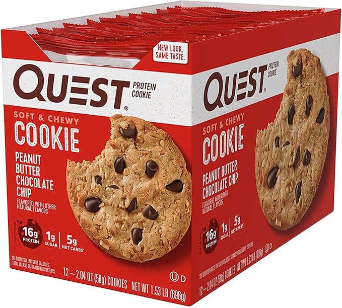 Quest Nutrition Protein Treats Bundle - Peanut Butter Cups Cookies and More (12 + 12 + 12 Count)