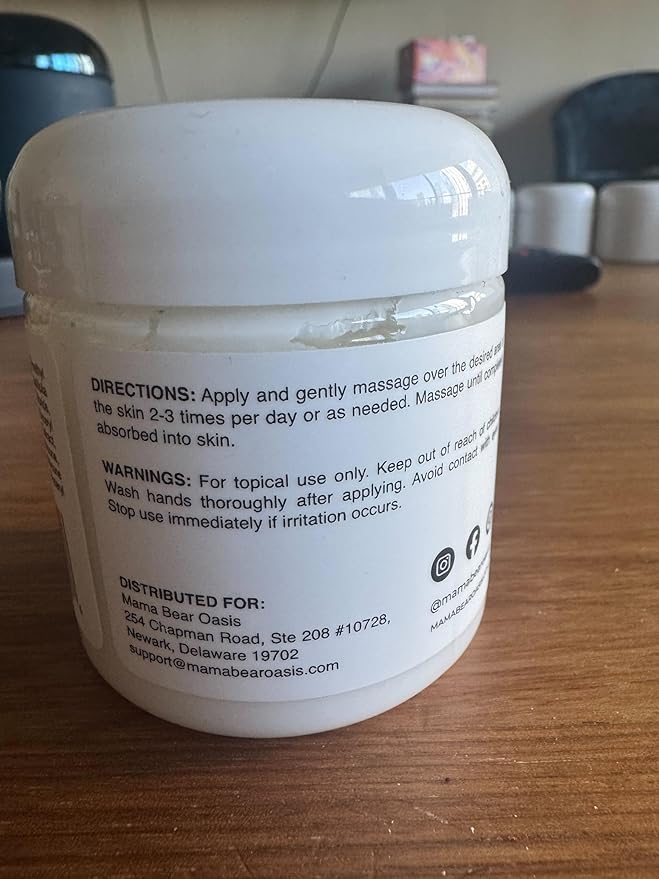Mama Bear Oasis Lotion - Magnesium Cream - Extra Strength Lavender Magnesium Lotion for Foot Hands Legs Toes Includes Arnica Vitamin B6 Aloe Vera MSM (Pack of 1)
