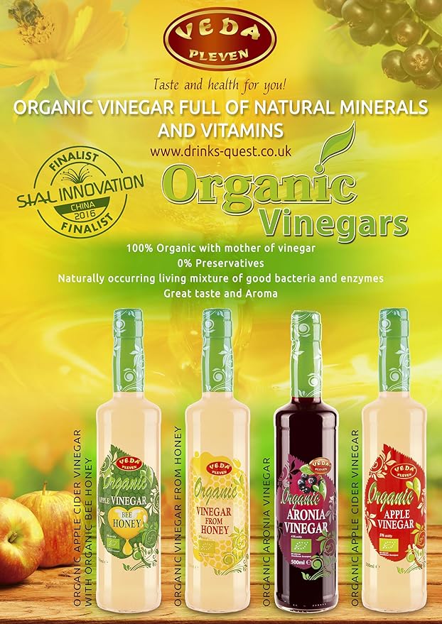 Veda Pleven Organic Apple Cider Vinegar (with mother) 500ml