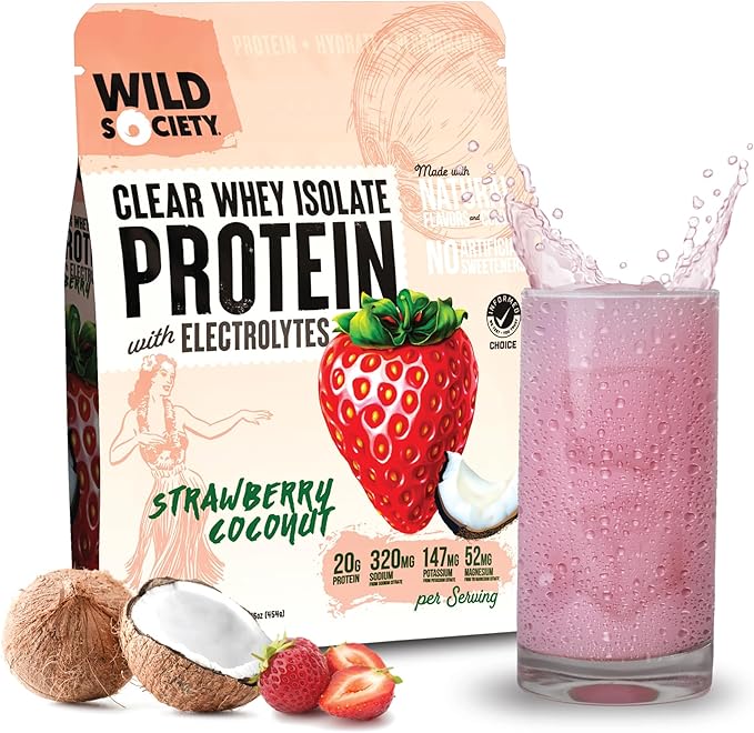 Clear Isolate + Energy Drink Super Combo - Strawberry Coconut Clear Whey + Black Razz Energy Drink