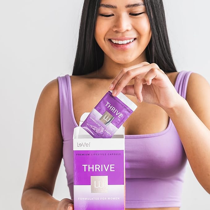 Le-Vel Thrive Premium Vitamins &amp Minerals Capsules for Women | 60 Capsules | Womens Multivitamin Lifestyle Capsule | Gluten Free | Multi Minerals Supplement | Energy Boost 30 Day Supply