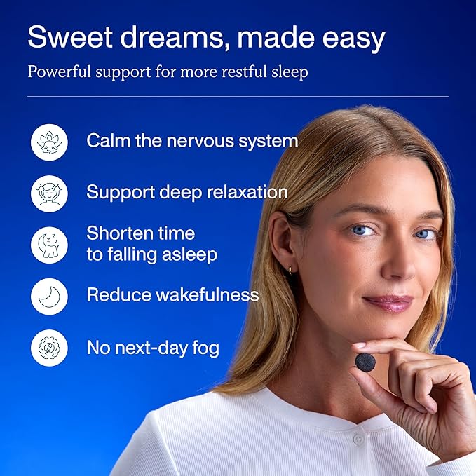 FOCL Sleep Gummies - Sleep Aid Melatonin Gummies to Promote Calm Mind &amp Fall Asleep Faster - Gummy Supplement for Deep Sleeping - Sleeping Gummy for Adults - 30 ct Sour Blue Raspberry