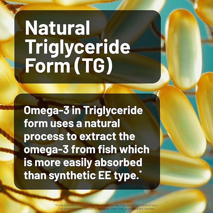NatureWise [1] Ultra Omega 3 Fish Oil 2200 mg - TG Form - 60 Softgels[30-Day Supply] + [1] CoQ10 100mg + Black Pepper High Absorption - 30 Softgels[30-Day Supply]