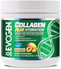 Evogen Collagen Plus Hydration - Grass-Fed Collagen for Women &amp Men | Collagen Peptides Powder | Collagen Powder Supporting Skin Vitality Hydration Joint &amp Tissue Health | Peach Mango | 30 S