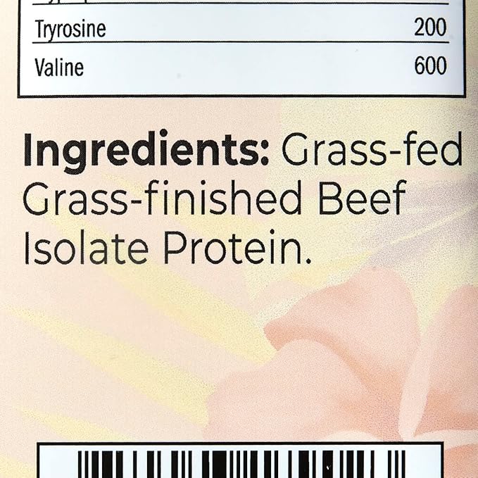 Santa Cruz Paleo Beef Isolate Protein Powder Au Naturel Rich in Collagen Peptides for Protein Shakes or Smoothies Gluten Free Keto Paleo Unflavored Unsweetened1.1lbs (20g Protein Per Serving)