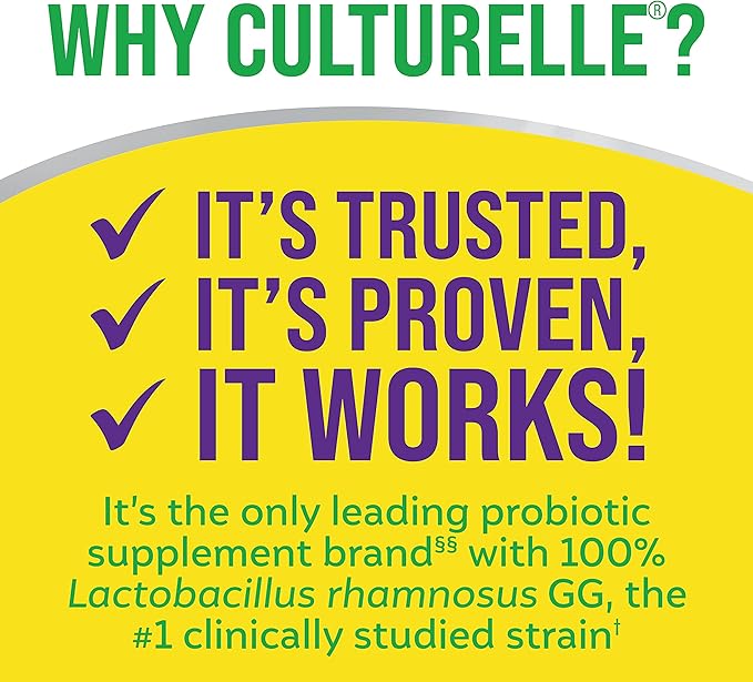 Culturelle Pro Strength Daily Probiotic Capsules 60 Count &amp Kids Probiotic + Fiber Packets 24 Count