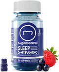 SugarBearPro Sleep Gummy 1 Month Supply Extra Strength Melatonin 6mg for Men &amp Women Vegan Vitamin B6 L-Theanine 5 HTP Valerian Sleep Aid for Adults &amp Teens Certified Kosher