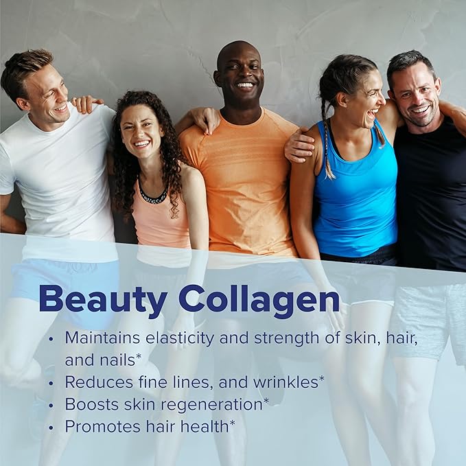 Superior Source Beauty Collagen - Collagen Powder from Grass-Fed Cows - Supports Healthy Hair Nails &amp Skin - Features Biotin Vitamin C &amp Hyaluronic Acid - 12.7 oz