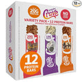 Satisfy Your Crave Protein Bars- High Protein Delicious Snacks- 19-20g of Protein No Added Sugar- Variety Pack- Cookie Dough Choc Caramel Cookies &amp Cream- On-the-Go Snack Pantry Staple &amp f