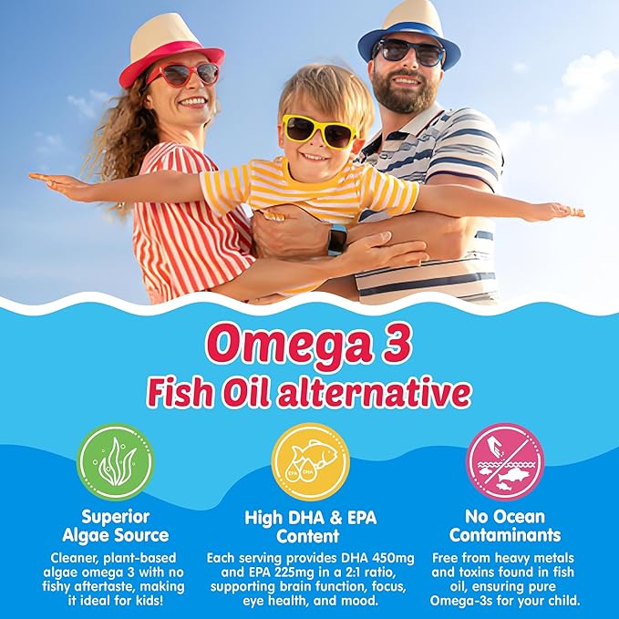 NEVISS Nicotinamide Gummies + Kids Omega 3 Gummies