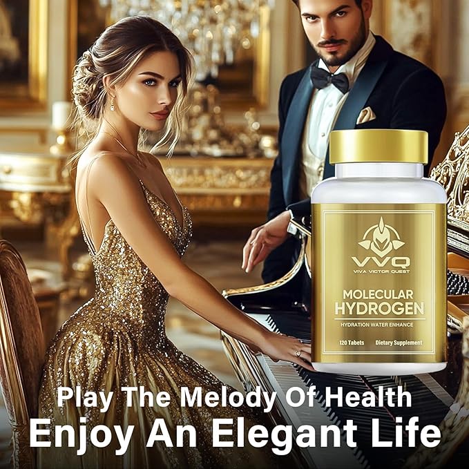 120 Tablets-H2 Molecular Hydrogen Water Tablets with Magnesium Dietary Supplement Supports Brain Health and Cognitive Function