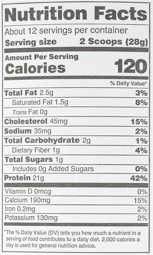 Simply Tera's Whey Protein Plain Lactose Free Organic 12 Ounce