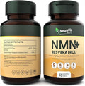 NMN Capsules with Resveratrol – High-Purity Formula – &gt99.7% Purity – Third-Party Tested – Made in USA – 500mg Nicotinamide + 100mg Resveratrol – 90 Capsules